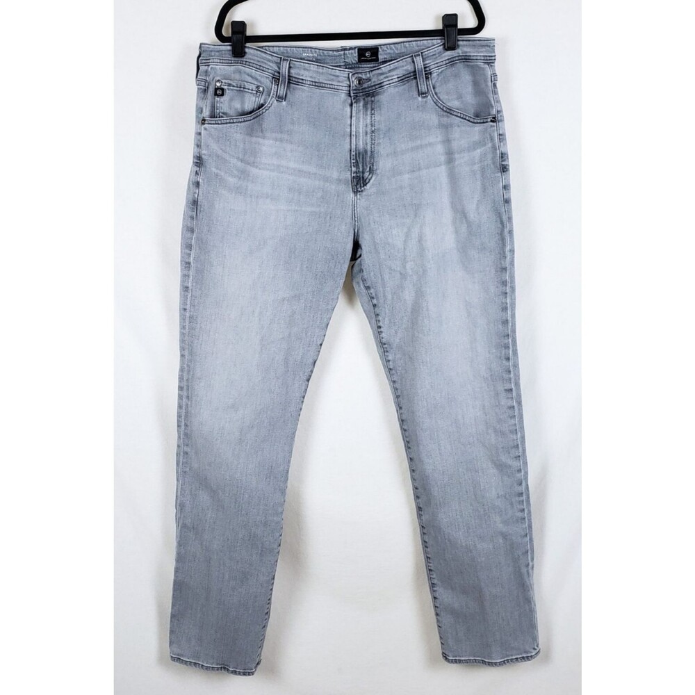 Adriano Goldschmied The Graduate Jeans Mens 40x34 Gray Tailored Leg Mid Rise